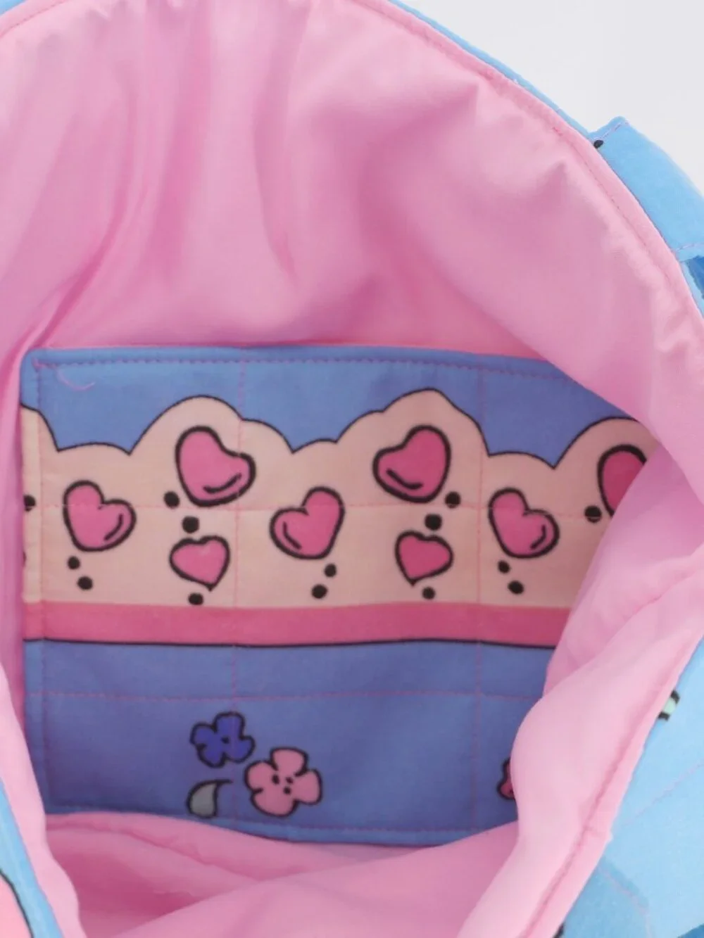 Snow White Disney Vintage Pattern Quilted Tote Bag Handmade Upcycled Princess